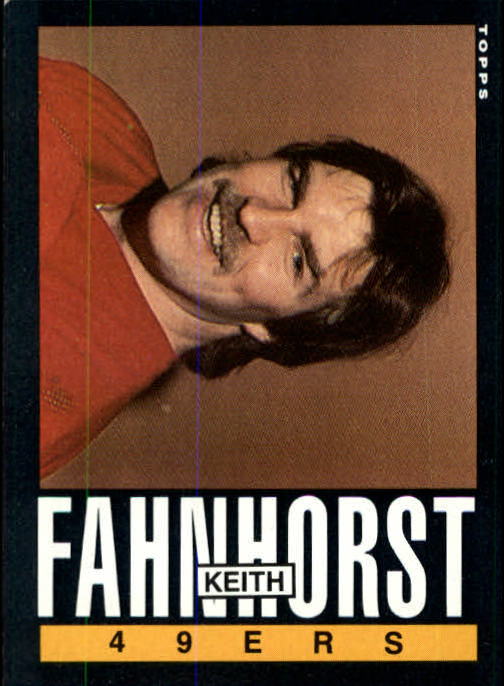 1985 Topps #154 Keith Fahnhorst RC