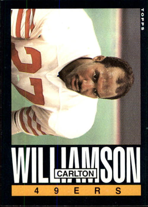 1985 Topps #165 Carlton Williamson