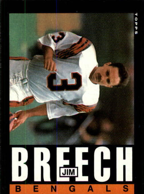 1985 Topps #211 Jim Breech - NM-MT - Hoody's Collectibles