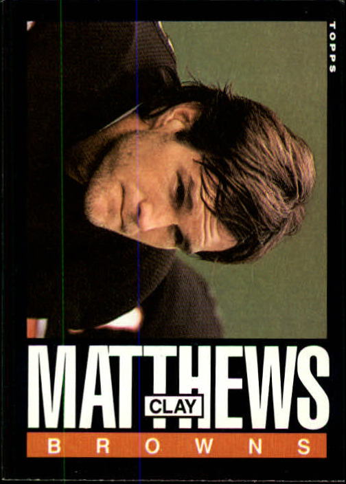 1985 Topps #230 Clay Matthews