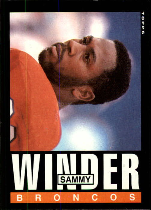 1985 Topps #247 Sammy Winder
