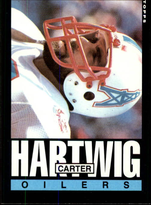 1985 Topps #250 Carter Hartwig RC