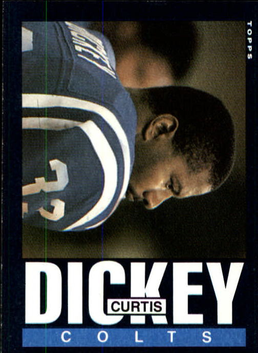 1985 Topps #262 Curtis Dickey