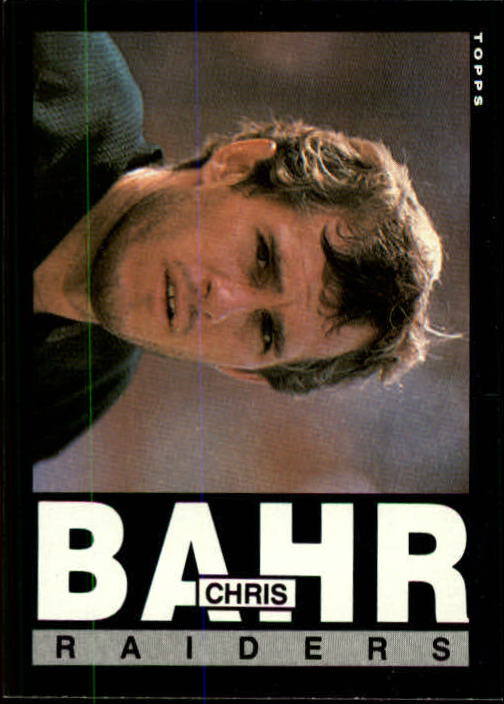1985 Topps #284 Chris Bahr