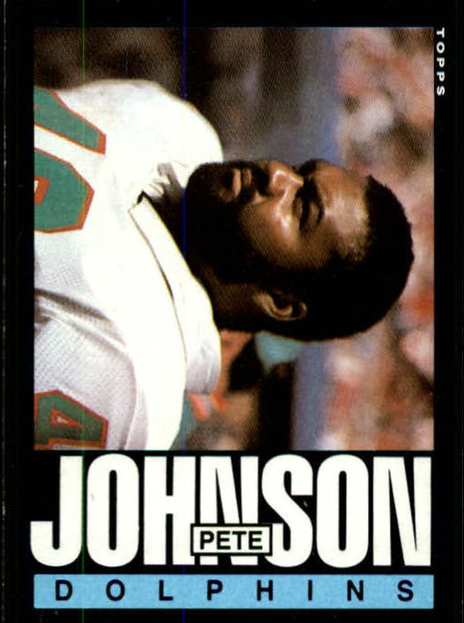 1985 Topps #313 Pete Johnson