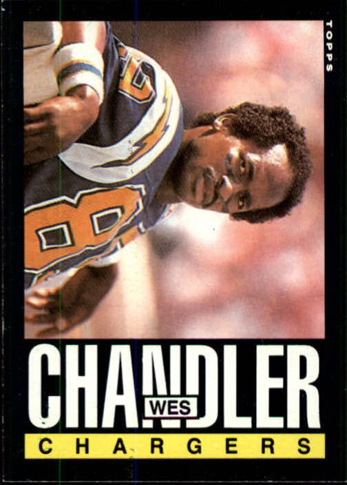1985 Topps #370 Wes Chandler