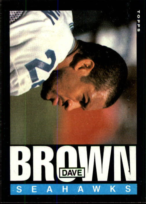 1985 Topps #381 Dave Brown