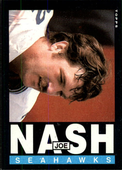 1985 Topps #390 Joe Nash RC