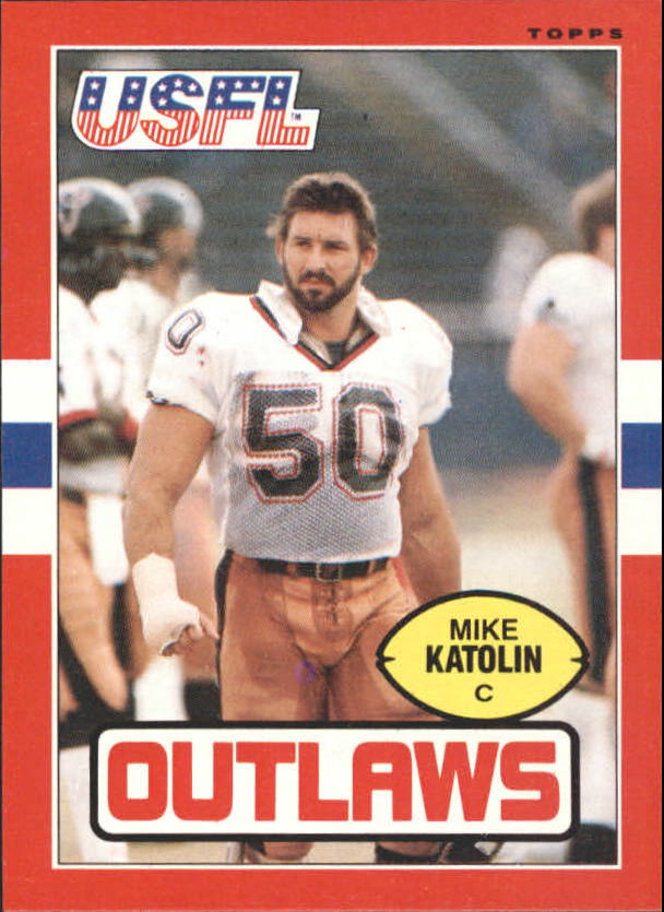 1985 Topps USFL #2 Mike Katolin
