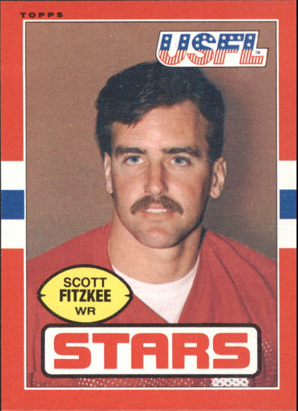 1985 Topps USFL #13 Scott Fitzkee