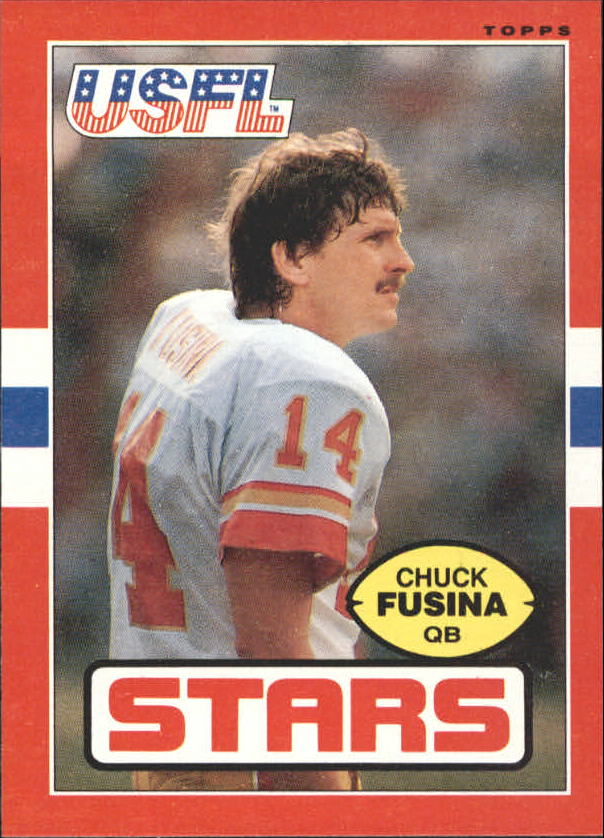 1985 Topps USFL #15 Chuck Fusina