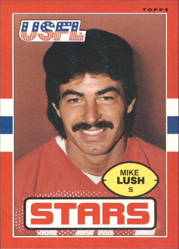 1985 Topps USFL #18 Mike Lush XRC