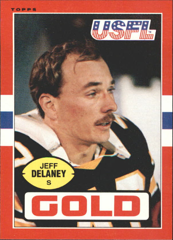 1985 Topps USFL #30 Jeff Delaney