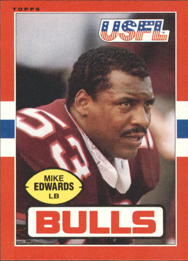 1985 Topps USFL #51 Mike Edwards LB