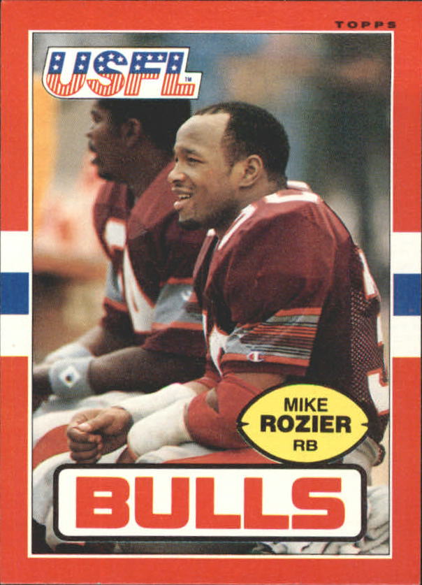 1985 Topps USFL #55 Mike Rozier