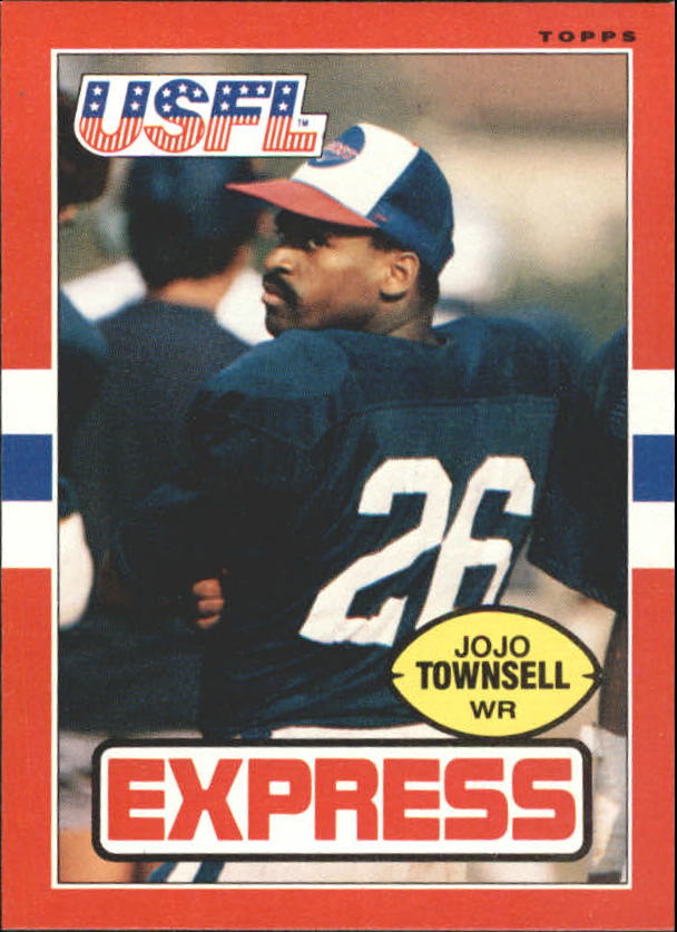 1985 Topps USFL #63 Jo Jo Townsell