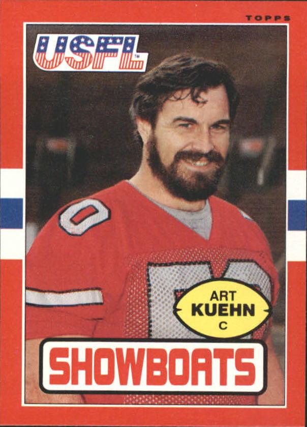 1985 Topps USFL #71 Art Kuehn