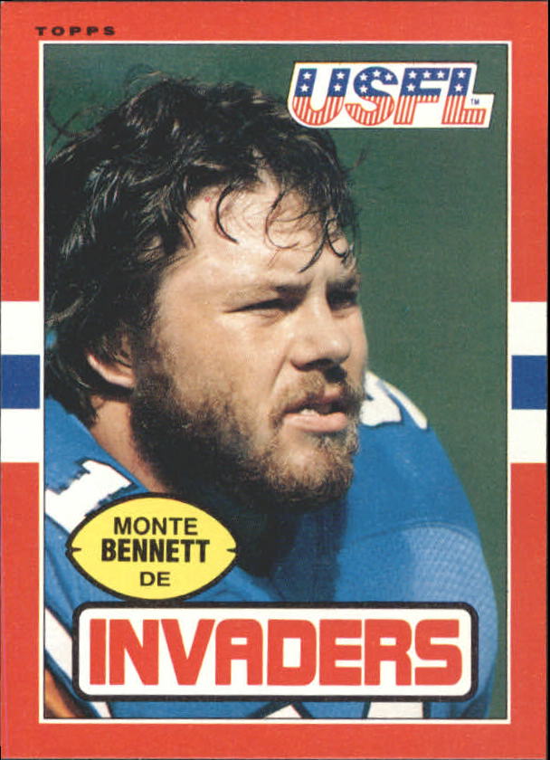 1985 Topps USFL #88 Monte Bennett
