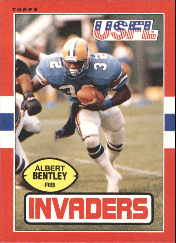 1985 Topps USFL #89 Albert Bentley XRC