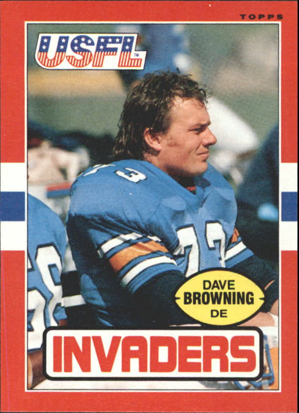 1985 Topps USFL #91 Dave Browning