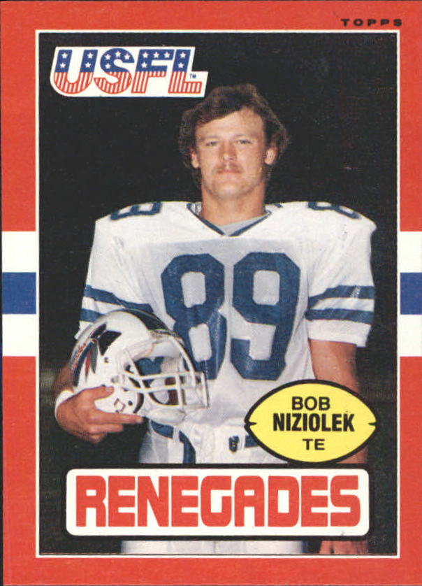 1985 Topps USFL #101 Bob Niziolek