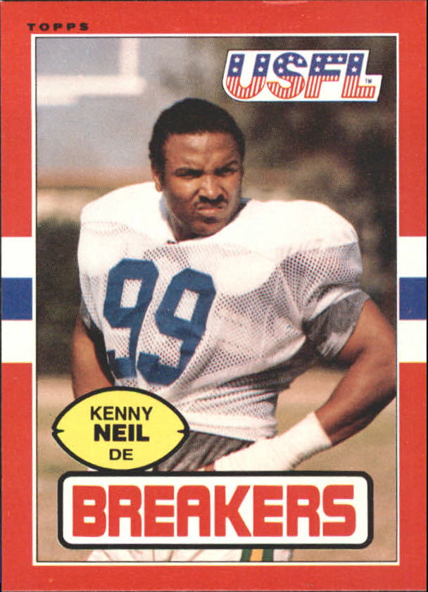 1985 Topps USFL #109 Kenny Neil