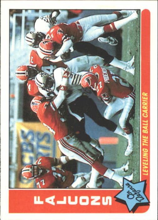 1985 Fleer Team Action #2 Atlanta Falcons