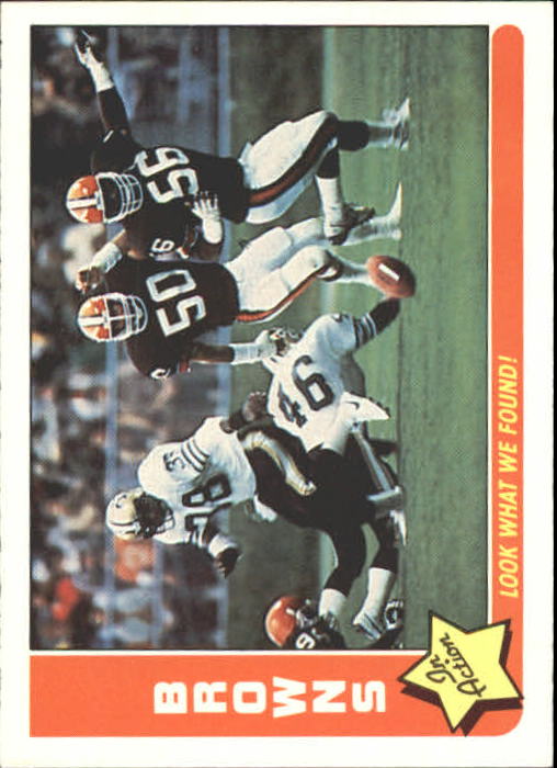 1985 Fleer Team Action #15 Cleveland Browns