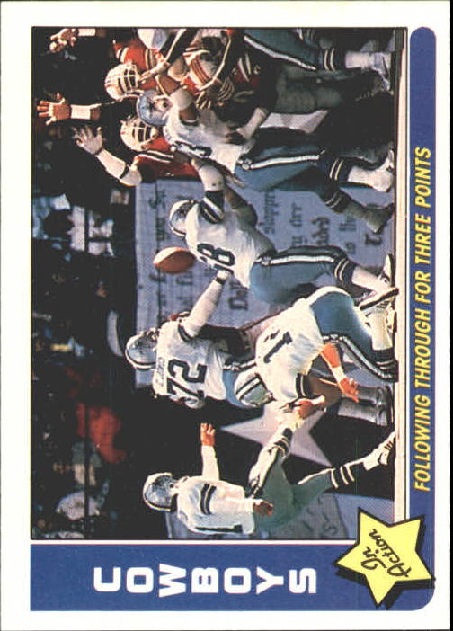 1985 Fleer Team Action #18 Dallas Cowboys