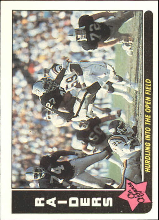 1985 Fleer Team Action #37 Los Angeles Raiders