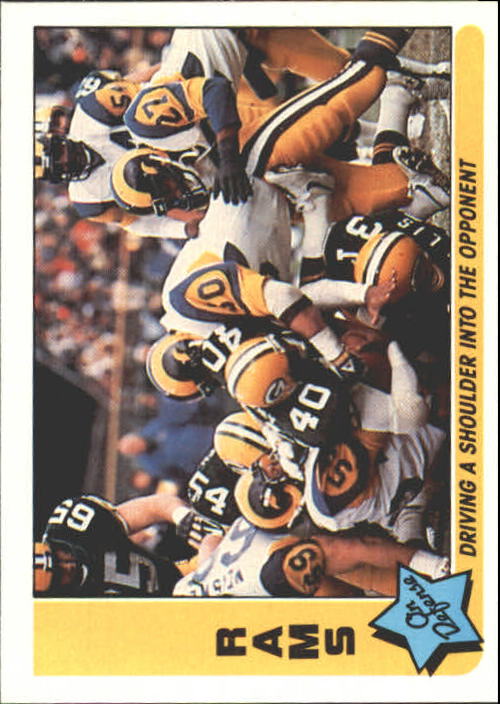 1985 Fleer Team Action #41 Los Angeles Rams
