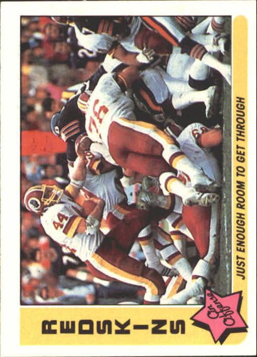 1985 Fleer Team Action #82 Washington Redskins