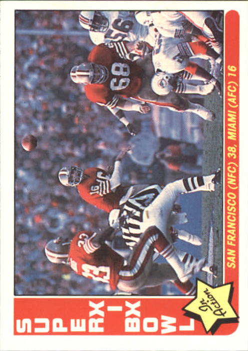 1985 Fleer Team Action #86 Super Bowl XIX