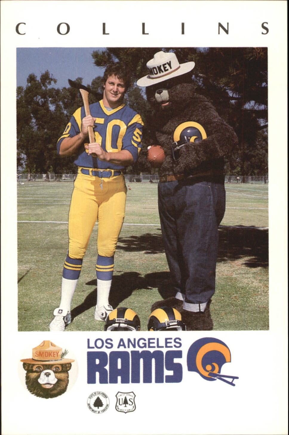 : Football NFL 1986 Topps #89 Jim Collins #89 NM Near Mint LA Rams  : Collectibles & Fine Art