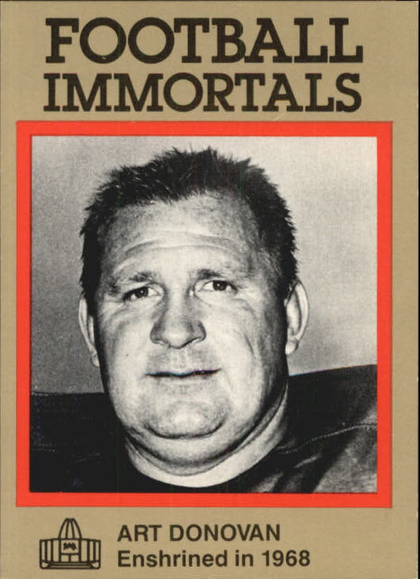 1985-88 Football Immortals #25 Art Donovan
