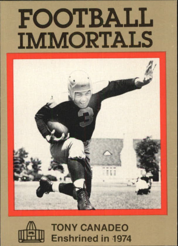 1985-88 Football Immortals #33 Tony Canadeo