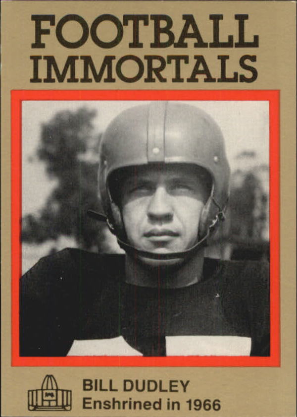 1985-88 Football Immortals #37 Bill Dudley