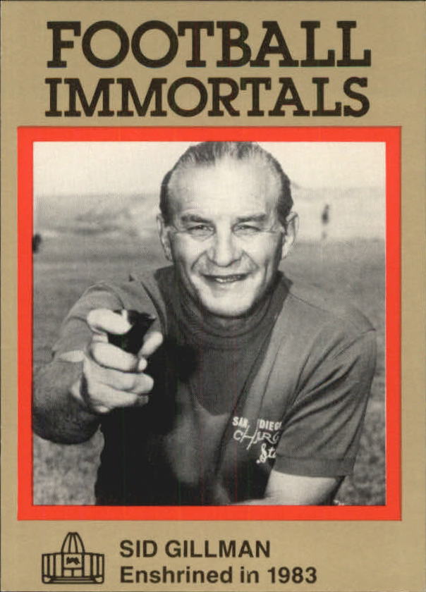 1985-88 Football Immortals #44 Sid Gillman