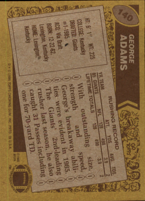 B3696- 1986 Topps Fb #S 101-200 Ca. Grad -du Pick- 15 + Gratis US Schiff - Bild 157 von 361