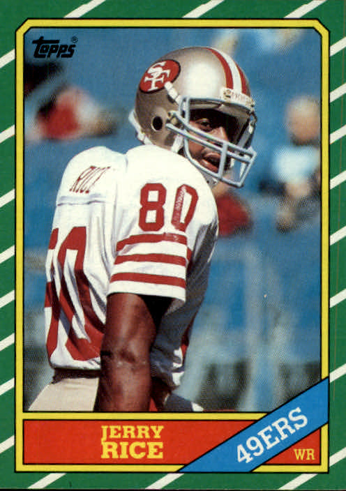 1986 Topps #161 Jerry Rice RC