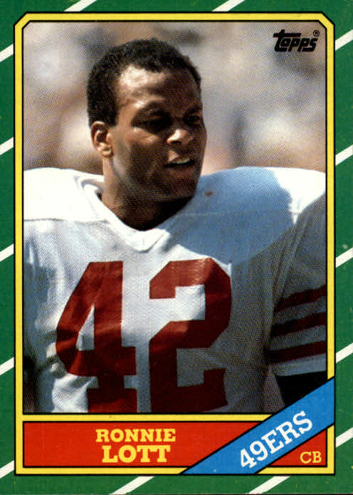 1986 Topps #168 Ronnie Lott - NM-MT