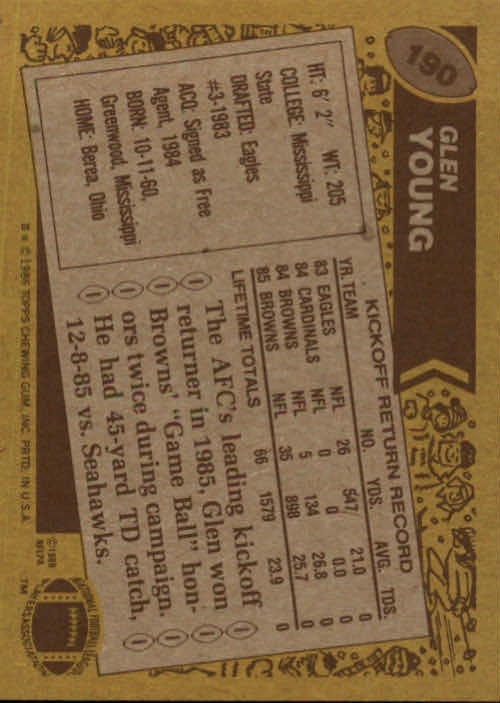 B3696- 1986 Topps Fb #S 101-200 Ca. Grad -du Pick- 15 + Gratis US Schiff - Bild 313 von 361