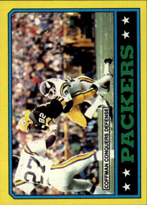 1986 Topps #213 Packers TL/(Paul Coffman Conquers)