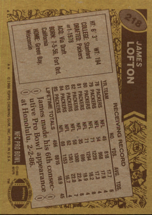B3696- 1986 Topps FB #s 201-300 APPROXIMATE GRADE -You Pick- 15+ FREE US SHIP - Picture 89 of 445