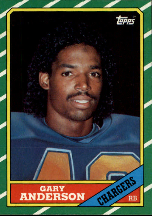 1986 Topps #233 Gary Anderson RB RC
