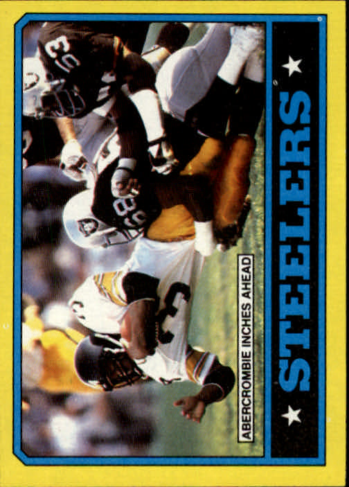 1986 Topps #280 Steelers TL/(Walter Abercrombie Inches)