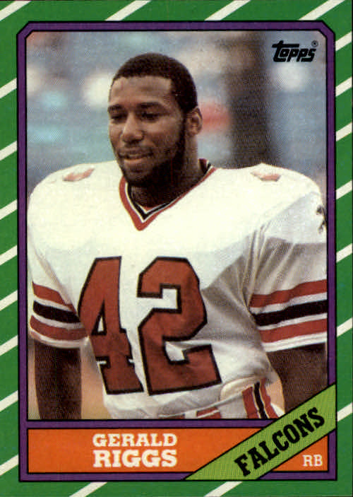 1986 Topps #362 Gerald Riggs