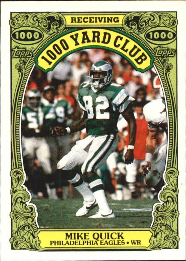 1986 Topps 1000 Yard Club #9 Mike Quick