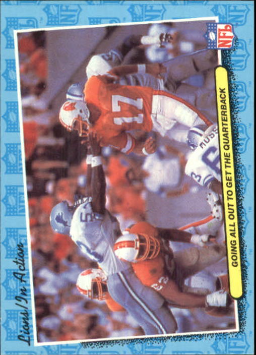 1986 Fleer Team Action #24 Detroit Lions