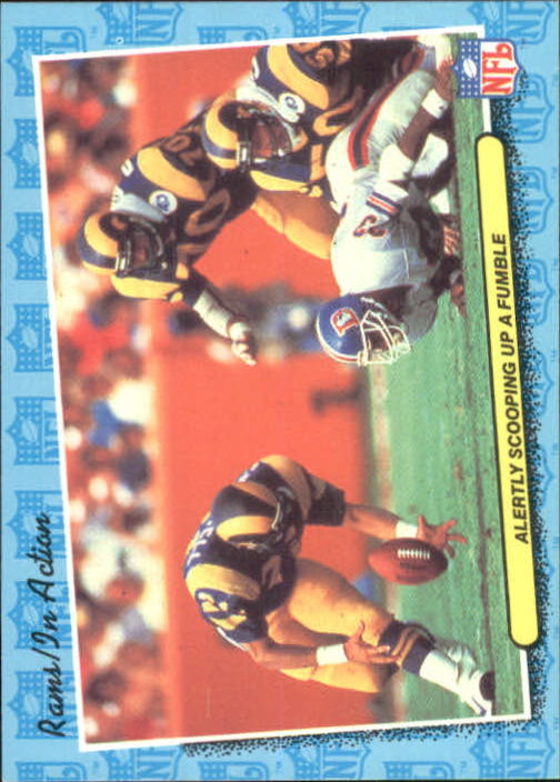 1986 Fleer Team Action #42 Los Angeles Rams